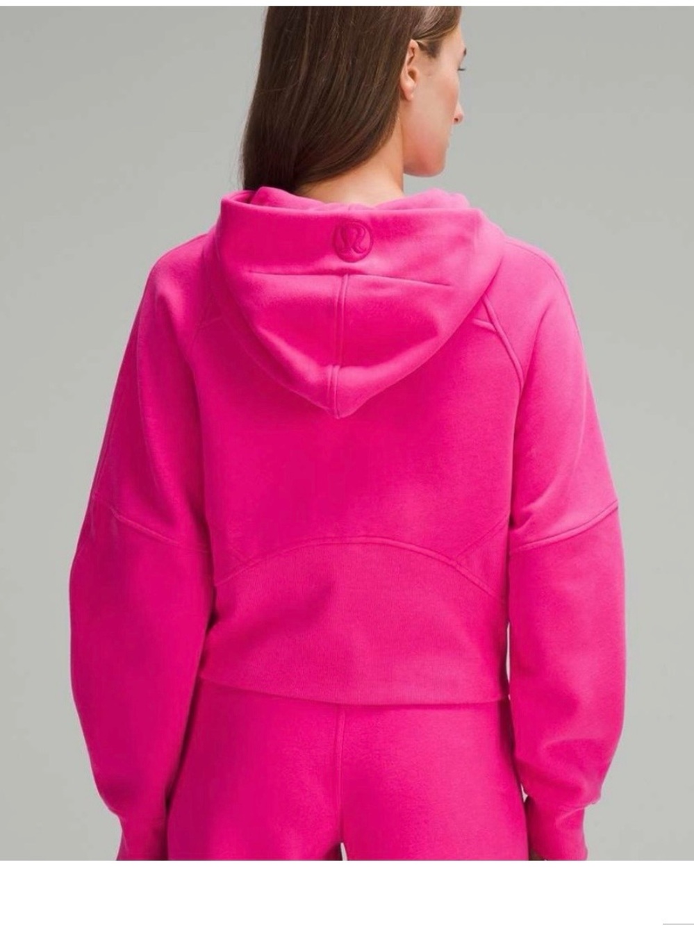 lululemon athletica Bright Pink Half-Zip Scuba Size XS - Picture 3 of 8